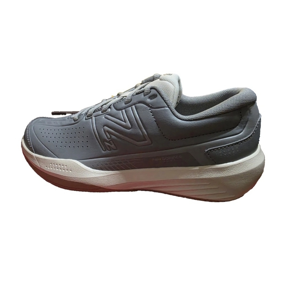 NEW BALANCE 696V5 GRAY/WHITE  HARD COURT TENNIS SNEAKERS US9D/EUR42.5/UK8.5